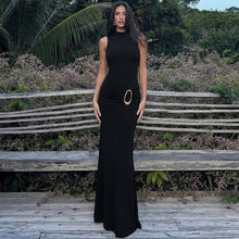 Load image into Gallery viewer, Women Clothing High Waist Twisted Sexy Backless Sheath Dress
