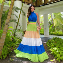 Load image into Gallery viewer, Casual Vacation Chiffon Stitching Women Dress