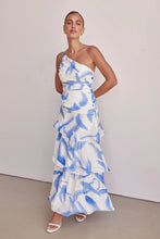 Load image into Gallery viewer, Women Summer Single Shoulder Suspender Printing Dress