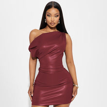 Load image into Gallery viewer, Crossbody Sheath Dress Women Clothing Sexy Nightclub Dress