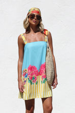 Load image into Gallery viewer, Suspender Skirt Positioning Printing A Swing Mini Suspender Dress for Women