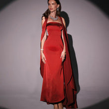 Load image into Gallery viewer, Fall Type Hip Socialite Elegant Sexy Slim Fit Dress Tube Top Dress Women