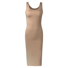 Load image into Gallery viewer, Summer Casual Women Clothing Sexy Vest Maxi Dress Sleeveless Slim Dress