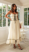 Load image into Gallery viewer, Women Strap Long Stitching Dress Elegant Shoulder Baring Sleeveless Strap