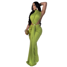 Load image into Gallery viewer, Women Clothing Dress Solid Color Sexy Side Split Sleeveless Dress