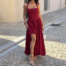 Load image into Gallery viewer, Women Summer Elegant Halter Tube Top Waist Maxi Dress