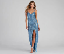 Load image into Gallery viewer, Sequin Sling Dress Summer Host Cocktail Sexy Prom Evening Dress