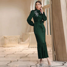 Load image into Gallery viewer, Oblique Shoulder Sexy off Shoulder Slim High Waist Maxi Dress for Women