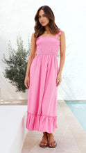 Load image into Gallery viewer, Fresh Sweet Simple Solid Color Sling Dress