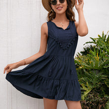 Load image into Gallery viewer, Women Clothing Summer Loose Sexy Solid Color Super Mori Dress