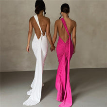 Load image into Gallery viewer, Summer Women Clothing Sexy Backless Halter Sheath Slim Fit Evening Dress Dress for Women