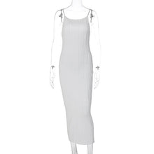 Load image into Gallery viewer, Summer Three Dimensional Line Sexy Sling Slim Fit Dress Women Clothing