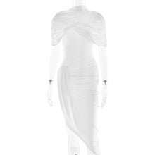 Load image into Gallery viewer, Elegant Slim Pleated Dress Sexy Backless Sheath Women Dress