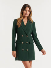 Load image into Gallery viewer, Slim Solid Color Casual Double Breasted Mid-Length Blazer Coat Dress