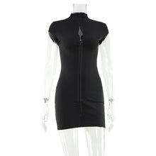Load image into Gallery viewer, Solid Color Slim Fit Skinny Sexy Cutout Dress