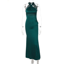 Load image into Gallery viewer, Sexy Solid Color Slim Sleeveless Backless Dress Women