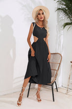 Load image into Gallery viewer, Hollowed Out Cropped Outfit Pleated Dress Sleeveless Swing Mid Length Vest Dress Women Women Clothing