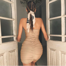 Load image into Gallery viewer, Spring Summer Women Clothing Sexy Tube Top Nightclub Ruffle Hip Dress