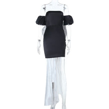 Load image into Gallery viewer, Tube Top off the Shoulder Gown Mini Party Dress Autumn Type Hip