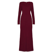 Load image into Gallery viewer, Autumn Winter Sexy Dress Solid Color Sheath Slim Slimming Dress