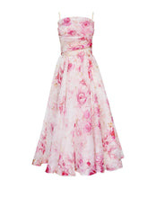 Load image into Gallery viewer, Summer Women Clothing Tube Top Sleeveless Printed Large Swing Dress