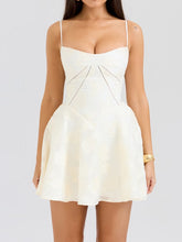 Load image into Gallery viewer, Women Clothing Sexy Lace V neck Strap Dress Slim Light Dress Cocktail Women
