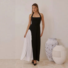 Load image into Gallery viewer, Summer Slim Strap Dress Stitching Halter Dress