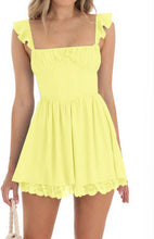 Load image into Gallery viewer, Spring Summer Women Clothing Solid Color Pleated Backless Dress Office