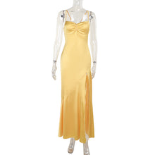 Load image into Gallery viewer, Autumn Socialite Camisole Dress Split Slimming Maxi Dress for Women