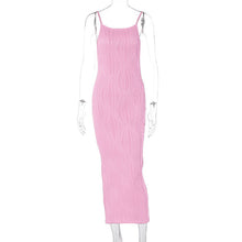 Load image into Gallery viewer, Summer Three Dimensional Line Sexy Sling Slim Fit Dress Women Clothing