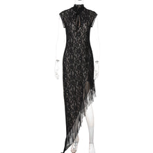 Load image into Gallery viewer, Women Wear Summer Sexy Mesh See through Lace Slim Sleeveless Dress