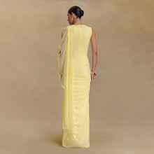 Load image into Gallery viewer, Fashionable Pleated Mesh Shawl Dress Sexy Sheath round Neck Slim Dress