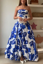 Load image into Gallery viewer, French Socialite Dress Tube Top High Waist Pleated Design Pettiskirt Women Dress