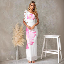 Load image into Gallery viewer, Mesh Models Summer Shoulder Slim Fit Dress