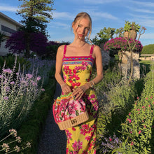 Load image into Gallery viewer, Summer Ethnic Retro Printed Slim Fit Sheath Sling Dress Maxi Dress for Women
