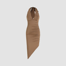 Load image into Gallery viewer, Sexy Pure V Neck Design Dress Slim Fit Party Dress Women
