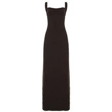 Load image into Gallery viewer, Women Summer Sexy Big Backless Solid Color Basic Dress Sheath Dress