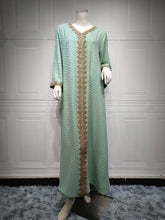 Load image into Gallery viewer, Middle East Women Clothing Autumn Gilding Muslim Gown