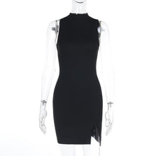 Load image into Gallery viewer, Spring Dress Socialite Sexy Slim Basic Split Vest Dress