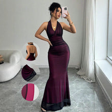 Load image into Gallery viewer, Women Clothing Summer Sexy Halter Mesh Sexy Sleeveless Dress