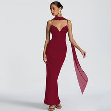 Load image into Gallery viewer, Strap Dress Ribbon Elegant Sexy Slim Dress