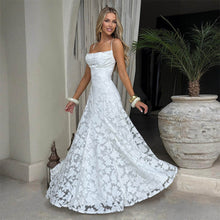 Load image into Gallery viewer, Summer Women Clothing Sexy Strap Chiffon Elegant Backless Evening Dress