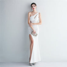 Load image into Gallery viewer, Folding Beaded Craft Toast Clothing Long Shoulder Appreciation Dinner Slim Fit Fishtail Wedding