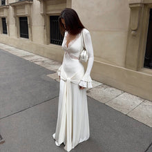 Load image into Gallery viewer, Spring Women Elegant Dress Elegant Design Sexy Lace Stitching Slim Fit Maxi Dress