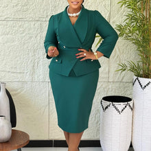 Load image into Gallery viewer, Women Clothing Arrival Women Clothing Fashionable Elegant Solid Color Sheath African Dress