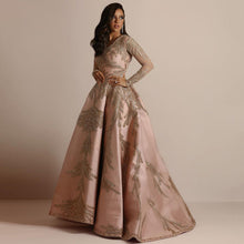 Load image into Gallery viewer, Women Clothing Gilding Large Sleeve Dress Cocktail Sexy Evening Dress Pink