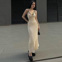 Load image into Gallery viewer, Women Clothing Summer Fashionable Elegant Sexy V neck Midi Strap Dress