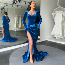 Load image into Gallery viewer, Women Clothing Autumn Winter Elegant Slim Sexy Push up High Waist Gloves Korean Velvet Dress Dress