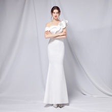 Load image into Gallery viewer, off-Shoulder Banquet Evening Dress Maxi Party Long Elegant Slim Sexy Fishtail Dress Formal Gown