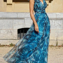 Load image into Gallery viewer, Summer Bohemian Holiday Floral Dolorita Large Swing Dress Printed Dress